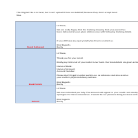CS Email Templates