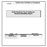 Business Modelling Report