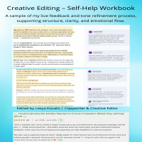 Self-Help Workbook – Creative Editing Sample