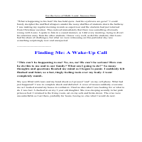 Samples of Writing