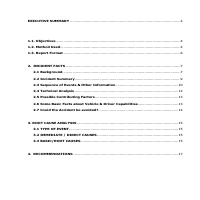 Unilever Road Incident Report 1.1 July 2005