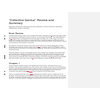 Book Review and Summary, AP formatting