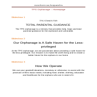 TPG Orphage - Homepage