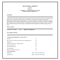 My Resume 