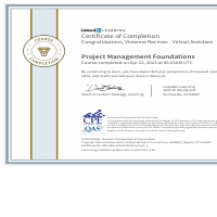 Project Management Foundations Certificate