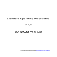 SOP for an Audio Visual Company