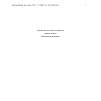 RACISM IN AMERICA-BIBLIOGRAPHY REPORT