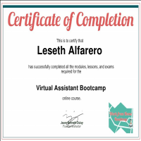 Virtual AssistantBootcamp Graduate