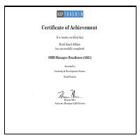 Manager Readiness Completion