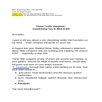  I wrote this Health Email Copy Sample selling 