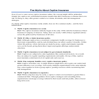Five Facts About Captive Insurance - B2B to B2C