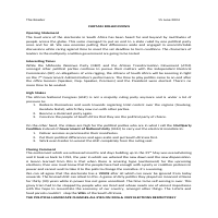 My Personal Analysis on Politics