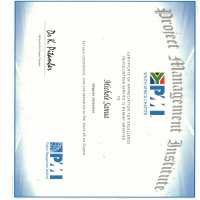 PMP Volunteer Certificate