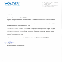 Recommendation letter