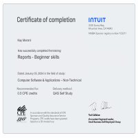  QuickBooks Reports - Beginner Skills