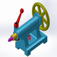 Tailstock Of Lathe Machine