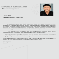 COVER LETTER