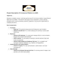 E-Commerce Platform on AWS