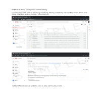 Organizing, filtering, scheduling and handling emails.