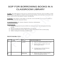 An SOP for library