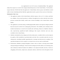 Sample Writing: I-212