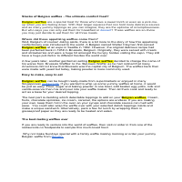 Stacks of Belgian Waffles