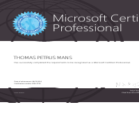 Microsoft Certified Professional Certification 