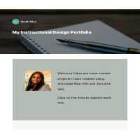 Instructional Design Portfolio