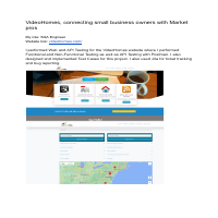 Manual and Automation Testing of VideoHomes
