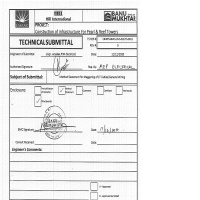Technical Submittal for Meggering and LT Cables