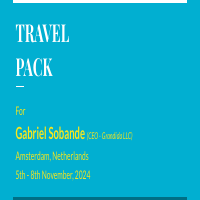 Mr Gabriel Sobande's Travel Pack 