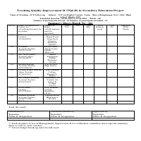 Teaching Quality Improvement II