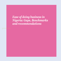 Ease of doing business in Nigeria