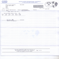 MBA Transcript