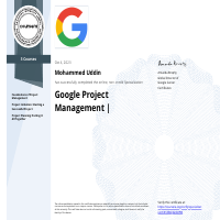 Google Project Management Certification