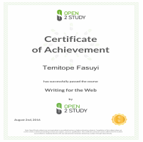 Writing for the Web Certificate