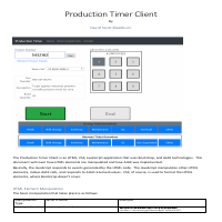 Production Timer