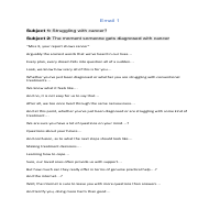 7 Email series. 