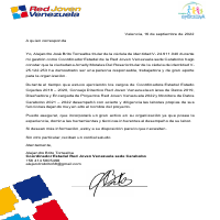 Letter of recommendation