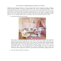 (ENG) 20 Bedroom Ideas