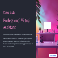 Portfolio of virtual assistant 
