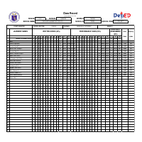 4th grading result of my pupils in excel