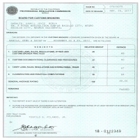 Licensed Customs Broker 