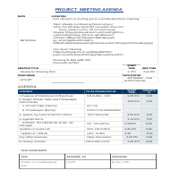 Meeting Agenda