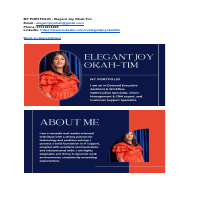 My portfolio ontaining samples of my work