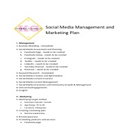 Social Media Management & Marketing Plan