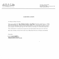Tax Accountant work experience