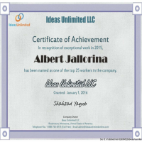 Top Employment Certificate