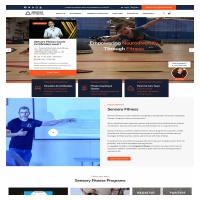 WordPress Development of Sensory Fitness Company USA