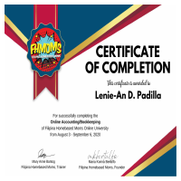 Training Completion Certification